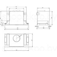 Кухонная вытяжка Akpo Neva Glass 60 WK-10 (черное стекло/нержавеющая сталь)