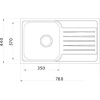 Кухонная мойка IDDIS Sound SND78SDi77