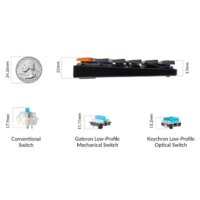 Клавиатура Keychron K5 SE RGB K5SE-E2-RU (Keychron Low Profile Optical Blue)