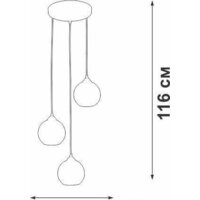 Подвесная люстра Vitaluce V4872-8/3S
