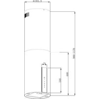 Кухонная вытяжка Korting KHA 35808 DN Cylinder