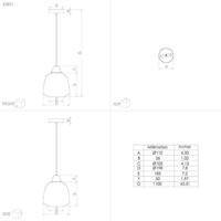 Подвесная люстра Eglo Sedbergh 43821
