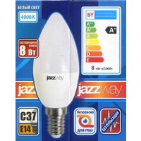 Светодиодная лампочка JAZZway PLED-LX C37 E14 8 Вт 4000 К