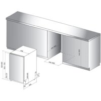 Встраиваемая посудомоечная машина Whirlpool WSIO 3T223 PCE X