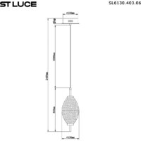 Припотолочная люстра ST Luce SL6130.403.06