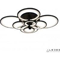 Припотолочная люстра iLedex Ring A001/8 (черный)