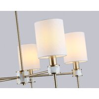 Подвесная люстра Ambrella light LH72371/5 DBS/WH (темная латунь/белый)