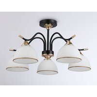 Люстра средней высоты Ambrella light Traditional TR3162/5 BK/FGD