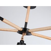 Люстра средней высоты Ambrella light TR82211/5 BK/LW