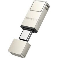 USB Flash Borofone BUD6 128GB (серебристый)