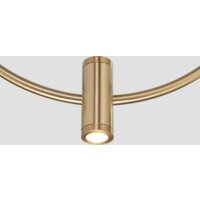 Подвесная люстра Евросвет 50257/3 LED черный/ латунь