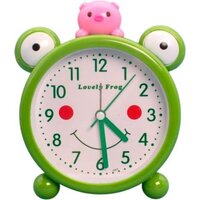 Настольные часы ILikeGift Lovely frog with piglet 100P-2303-01 (зеленый)
