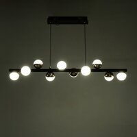 Подвесная люстра BayerLux Рикардо 10385949 (черный/золото)