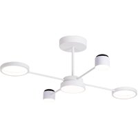 Люстра средней высоты Ambrella light FL51631/4+1 WH