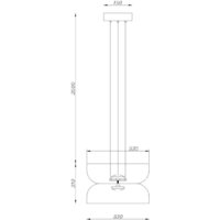 Подвесная люстра Divinare Opal 5246/33 SP-10