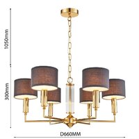 Подвесная люстра Favourite Laciness 2609-6P