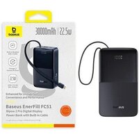 Внешний аккумулятор Baseus EnerFill FC51 Bipow2 Pro Power Bank 30000mAh (черный)