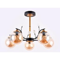 Подвесная люстра Ambrella light Traditional TR9072/5 BK/TI