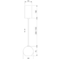 Люстра средней высоты Elektrostandard 50215/1 LED (белый)