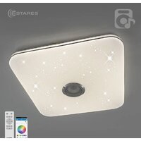 Светильник-тарелка Estares Music Rgb 80W S-APP-430-WHITE/CHROME-220-IP20