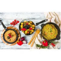 Блинная сковорода Elan Gallery Гармония вкуса 120203 (черный мрамор)