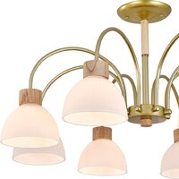 Люстра средней высоты Escada 150005/8R ES0000062 (Gold/Wood)