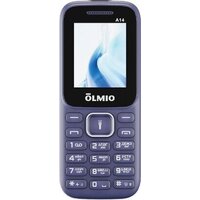 Телефон Olmio A14 (синий)