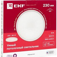 Светодиодная панель EKF 230 мм 18W Connect