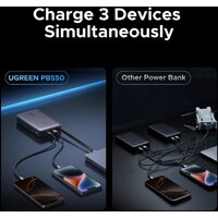 Внешний аккумулятор Ugreen PB550 20000mAh (серый, китайская версия)