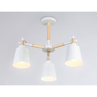 Люстра средней высоты Ambrella light TR82204/3 WH/LWD