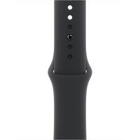 Умные часы Apple Watch Series 10 42 мм (алюминиевый корпус, черный/черный, спортивный силиконовый ремешок S/M)