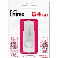 USB Flash Mirex Swivel White 64GB 13600-FMUSWT64