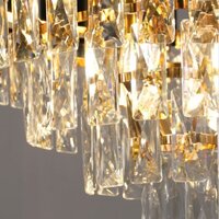 Подвесная люстра Estares Sandra 8хЕ14-480х905-BKGD/CRYSTAL-220-IP20