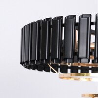 Подвесная люстра Estares Simona 86 8хЕ14-480х890-BKGD/CRYSTAL-220-IP20