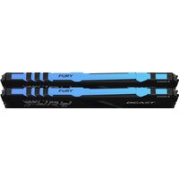 Оперативная память Kingston FURY Beast RGB 2x32ГБ DDR4 3200 МГц KF432C16BB2AK2/64