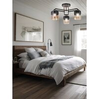 Люстра средней высоты Aitin Pro НПБ 02-3x60-101 M225B/3 (черный)