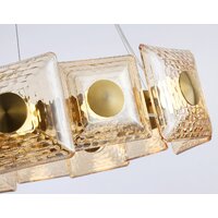 Подвесная люстра Ambrella light LH31021 BS/TI (латунь/янтарь)