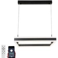 Линейный светильник Estares Stella 100WS-APP-500x500x1200-BLACK/WHITE-220-IP20