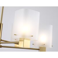 Подвесная люстра Ambrella light LH57031/6 BS/SM (латунь/дымчатый)