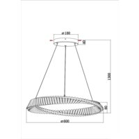 Подвесная люстра Divinare Millie 1136/17 SP-36