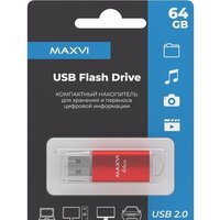 USB Flash Maxvi MP 64GB (красный)