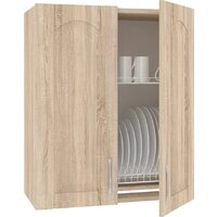 Шкаф навесной Кортекс-мебель Корнелия Ретро ВШ60с (дуб сонома)