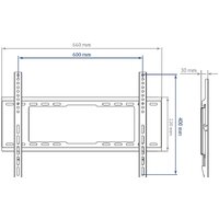 Кронштейн для телевизора Kromax IDEAL-101 (черный)