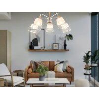 Люстра средней высоты Ambrella light TR4738/5 WH/LW