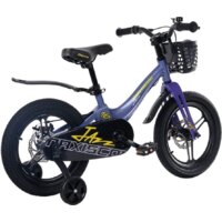 Детский велосипед Maxiscoo Jazz Pro 16 2024 (синий карбон)