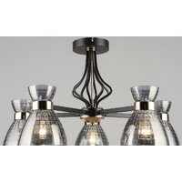 Люстра средней высоты Mirastyle SX-N-5694/5 COFFEE+FGD