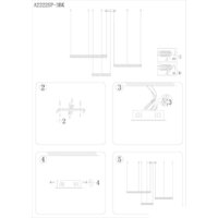 Подвесная люстра Arte Lamp A2222SP-3BK