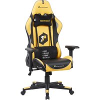Игровое (геймерское) кресло Evolution Tactic PRO Special edition D4 (черный/желтый)