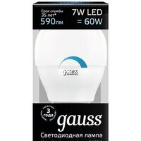 Светодиодная лампочка Gauss Globe-dim E27 7 Вт 4100 К 105102207-D