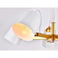 Припотолочная люстра Ambrella light Traditional TR3101/5 WH/GD